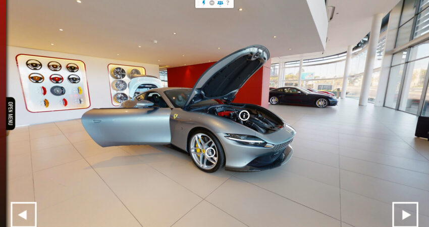 360 virtual tour for automotive sector